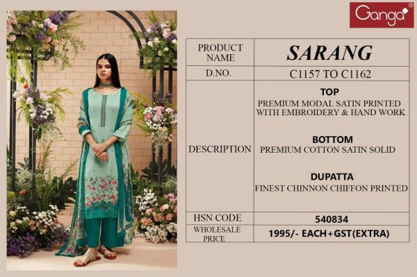 Ganga Sarang New Printed Designer Salwar Suit Collection